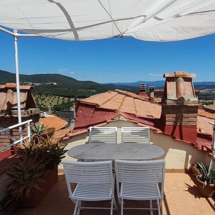 فيلا Una Terrazza Sulla Maremma Caldana المظهر الخارجي الصورة